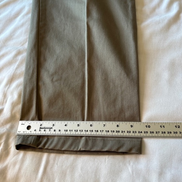 Wrangler Comfort Solutions Series Men's Khaki Pleated Casual Dress Pants 38x30 - Picture 10 of 11